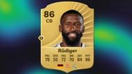 Antonio Rudiger possesses the Aerial Fortress+ Playstyle in EA FC 26 (Image via EA Sports)
